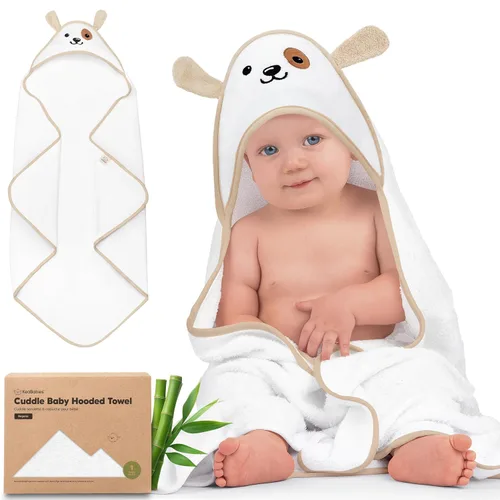 Vista 11 de KeaBabies Toalla de bebé con capucha para recién nacido - Viscosa derivada de bambú, toallas de baño grandes para bebé con capucha para niños