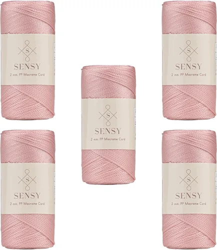 Vista 47 de Sensy Premium 2mm 229.5 metros de cuerda de poliéster 100% cordón de polipropileno Cordón de macramé 2mm Cordón para bolso de crochet Hilo