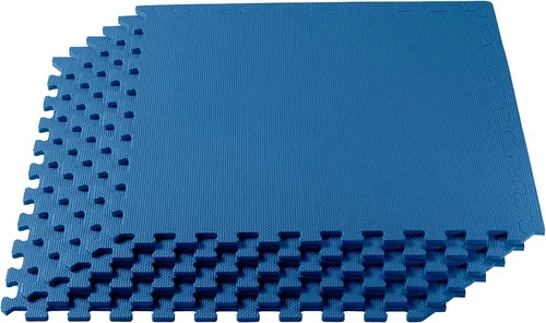 Vista 19 de We Sell Mats - Baldosas multiusos de espuma EVA con un grosor de 0.5 pulgadas, alfombrillas entrelazadas para gimnasios de interior y para el hogar