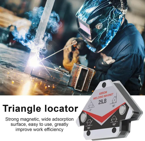 Vista 7 de GUTIMORE - Magents de soldadura de 25 libras, paquete de 4, soporte magnético de sujeción de ángulo resistente