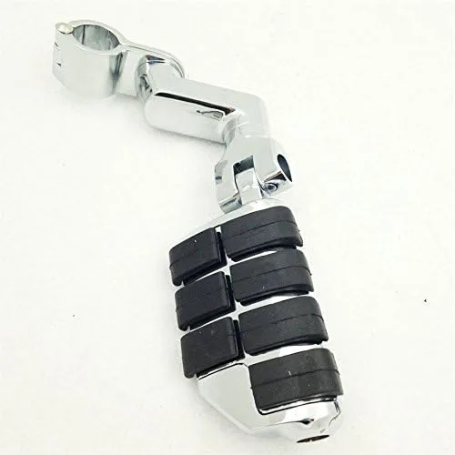 Vista 2 de Abrazaderas cromadas para carretera de 1.5 pulgadas, clavijas de pie grandes compatibles con V-STAR Roadstar VULCAN [B0125VPVXM]