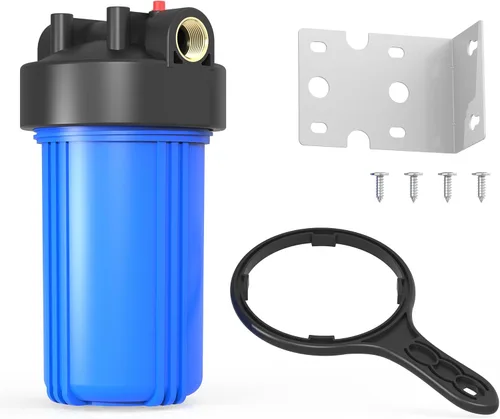 WHB10 - Carcasa de filtro de agua para toda la casa, se adapta a filtros de sedimentos de 10 x 4.5 pulgadas, etc. para agua de pozos y ciudades,