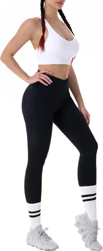 Vista 6 de Sunzel - Leggings deportivos para mujer con cintura alta para modelar el abdomen
