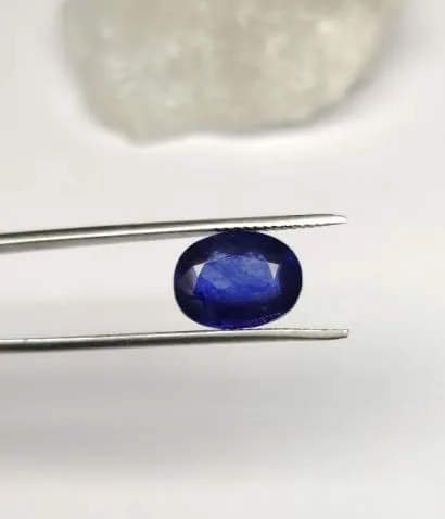Vista 8 de Blue Sapphire Natural Gemstones Cut Stone Sapphire Healing Crystals, Oval Energy Stone, Jewelry Making Birthstone Blue Crystals Assorted Loose