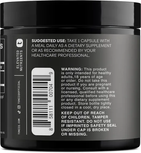 Vista 8 de Toniiq Cápsulas 5HTP de ultra alta resistencia – 99% más altamente purificadas y biodisponibles – Extracto concentrado 12:1 – 200 mg – 90 cápsulas
