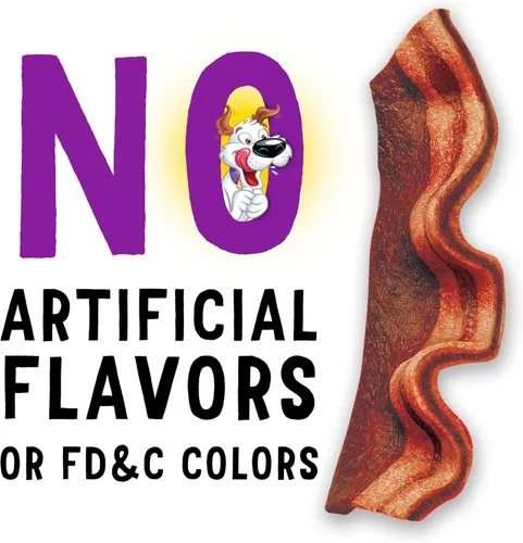 Vista 3 de Purina Beggin' Strips Golosinas para Perros de Carne Real, Sabor a Humo de Hickory de Corte Grueso - (Paquete de 2) Bolsas de 26 oz