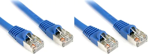 Vista 5 de StarTech.com Cable de conexión Cat5e Cat5e de 3 pies, blindado sin enganches, RJ45 F/UTP Cat 5e, cable de conexión de 3 pies (S45PATCH3BL), 1 unidad