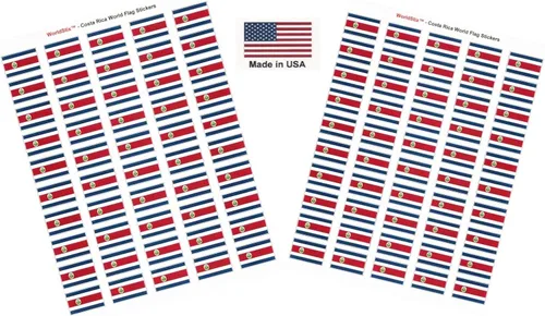 Vista 218 de 100 calcomanías de la bandera de Afganistán, dos hojas de 50, 1.5" x 1" hechas en Estados Unidos, calcomanías autoadhesivas para álbum de recortes