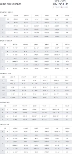 Vista 3 de Tommy Hilfiger Camiseta de uniforme escolar de manga corta para niñas