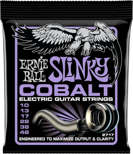 Vista 17 de Cuerdas para guitarra eléctrica Cobalt de Ernie Ball