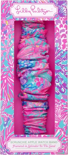 Vista 7 de Lilly Pulitzer Correa elástica para Apple Watch, tamaño para relojes inteligentes de 1.496 pulgadas y 1.575 pulgadas, compatible con Apple Watch