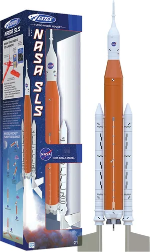 Vista 9 de Estes 2206 Kit de construcción de cohetes a escala SLS de la NASA, kit de modelo de cohete volador para principiantes a partir de 10 años