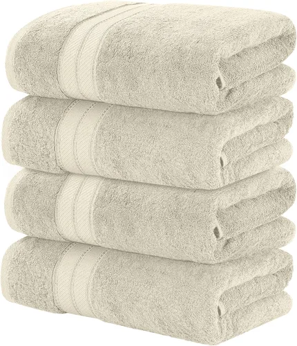 Vista 15 de Modern Threads Paquete de 4 Sábanas de Baño SpunLoft Azul 35x66 pulgadas