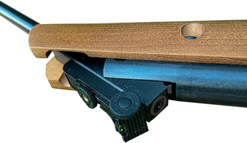 Vista 2 de Caza Air Pellet Rifle Gun 800 FPS Auto Doble Seguridad Break Barril Madera .22/0.217 in