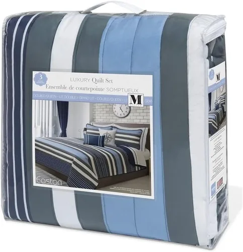 Colchas para cama King, colchas Easton suaves de verano, colcha de microfibra ligera, colcha de estilo moderno para todas las estaciones, 3 piezas