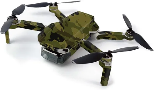 Vista 2 de MightySkins Skin para DJI Mavic Mini Drone Quadcopter portátil - Camuflaje verde Cubierta protectora de vinilo duradera y única Fácil
