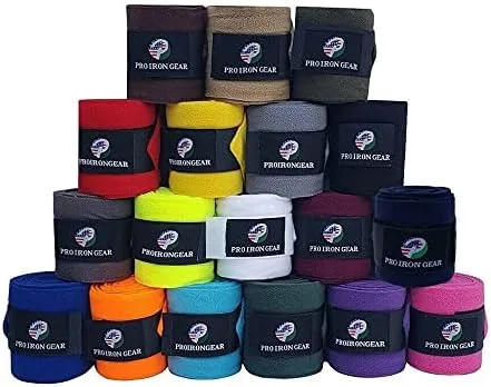 Juego de 4 vendas de forro polar para caballo, envolturas para polo, envolturas estables para piernas ecuestres, protección para botas ecuestres