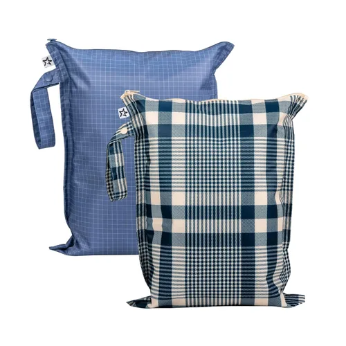 Vista 23 de Tiny Twinkle Bolsas húmedas a prueba de desorden 1 paquete de bolsas húmedas reutilizables impermeables para trajes de baño Ropa de bebé Bolsa