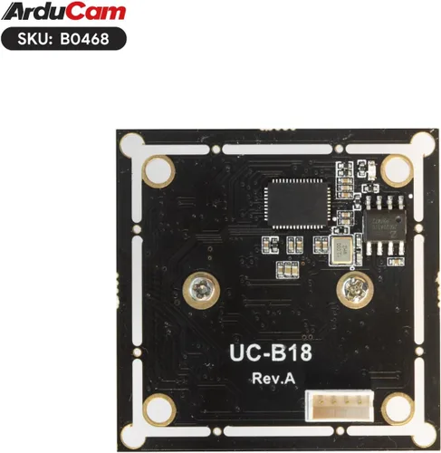 Vista 5 de Arducam Módulo de cámara USB 1080P, cámara Lightburn de baja distorsión de poca luz, 2MP CMOS IMX323 Mini UVC USB2.0 placa de cámara web con lente