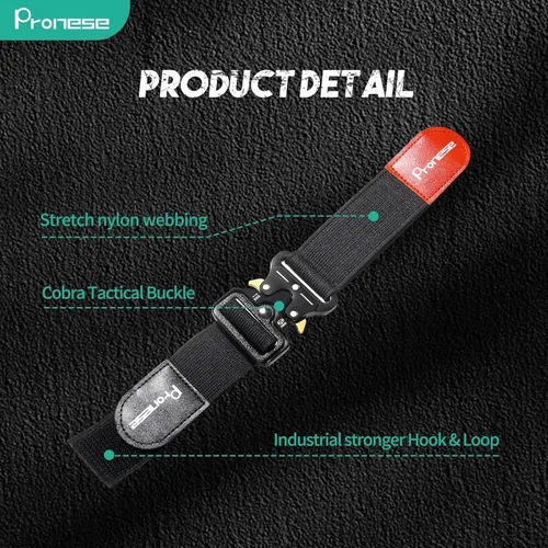 Vista 5 de Destornillador de impacto/funda de taladro eléctrico,Accesorios de cinturón de herramientas para soporte de taladro,Hebilla de cinturón táctica