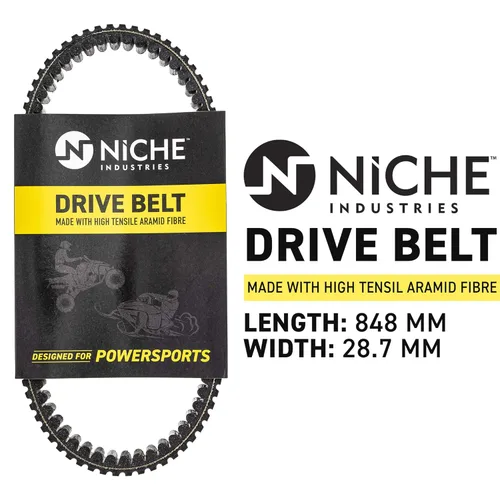 Vista 3 de NICHE Correa de transmisión 0823-228 3201-242 para Arctic Cat 650 Alterra Prowler 500 XC450 2004-2017