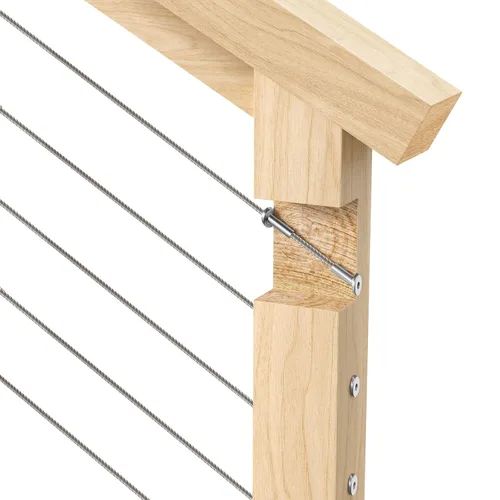 Vista 6 de BLIKA Paquete de 40 fundas protectoras biseladas en ángulo de 25, 30, 35 grados, 1/8 pulgadas, protector de poste en ángulo para barandillas