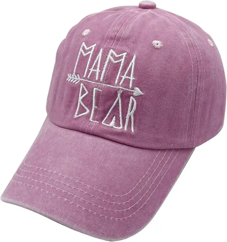 Waldeal Gorra de béisbol ajustable bordada para mujer, estilo vintage desgastado