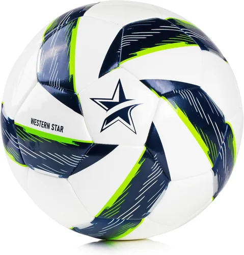 Vista 30 de Western Star Soccer Ball Helix- Size 3 4 5 - Official Match Grade Soccer Balls - Attractive and Durable Design