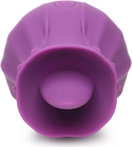 Vista 4 de Bloomgasm Wild Violet 10X - Estimulador de silicona para lamer clítoris