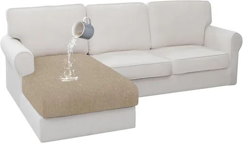 Vista 56 de Fundas de cojín 100 % impermeables para caravana, tela elástica, repuesto para asiento de cámper, funda de sofá lavable diseñada para banco de auto