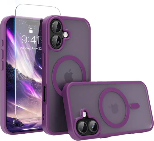 Vista 22 de Funda Translúcida Mate para iPhone 11, [Protección contra Caídas de Grado Militar de 10 Pies] Parachoques Protector Delgado Duradero Resistente a