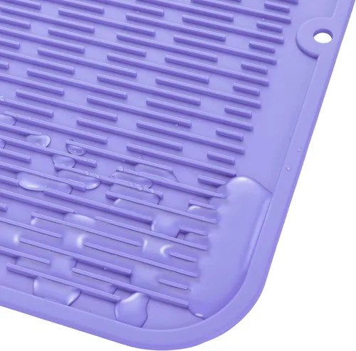 Vista 273 de MicoYang Alfombrilla de Silicona para Secar Platos de Múltiples Usos, Fácil de Limpiar, Ecológica, Alfombrilla de Silicona Resistente al Calor
