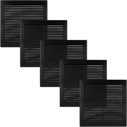 Vista 45 de Vent Systems 3 x 3 pulgadas (dimensiones de apertura) - Cubierta de ventilación de plástico blanco Soffit - Rejilla de ventilación cuadrada plana