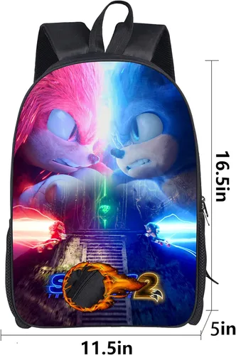Vista 6 de Oefntac Mochila unisex de anime con impresión 3D mochila de juego de dibujos animados E