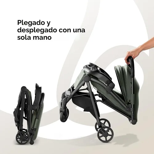 Vista 6 de Mompush Lithe V2 - Cochecito de viaje ligero, compacto y plegable con bolsa de viaje, cochecito plegable con una sola mano, bandeja para aperitivos