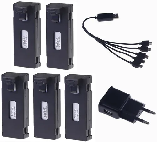 Vista 8 de RC Drone Battery for E88 E99 E88PRO E525 E99PRO, K3 3.7V 6500Mah Quadcopter Helicopter Mini Drone Battery(1pcs 6500mah e88)