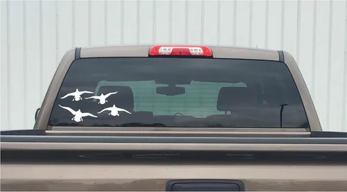 Vista 2 de Waterfowldecals 5053 - Calcomanía de pato para vasos de pato Comin at Ya' Duck (tamaño pequeño, carencia)