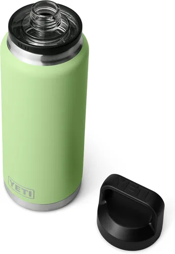 Vista 106 de YETI Rambler - Botella de 36 onzas, aislada al vacío, a prueba de fugas, de acero inoxidable con tapón para sorbos