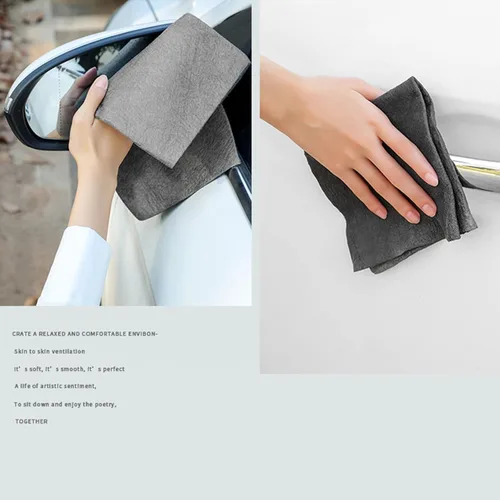 Vista 5 de Bsorbent - 10 paños de limpieza mágicos gruesos, paño de limpieza mágico de microfibra reutilizable sin rayas para cocina, ventana, vidrio