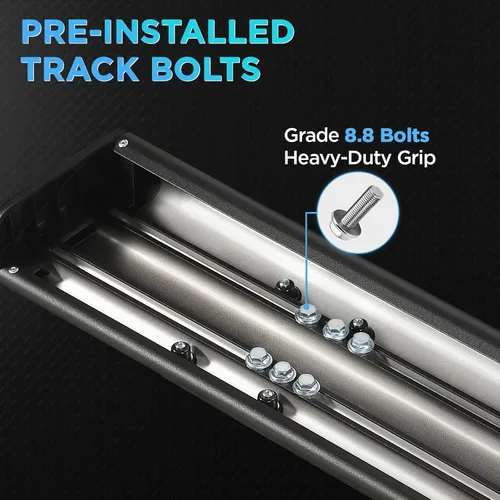 Vista 8 de PZ - Estribos de 6" para cabina de 2 filas para Chevy Silverado/GMC Sierra 1500 2007-2018, 2007-2019 para 2500HD 3500HD, barras laterales Nerf