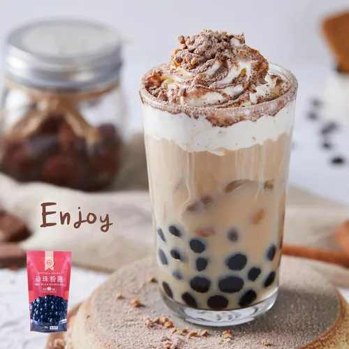 Vista 7 de Perlas de tapioca - Sabor a azúcar moreno (listas en 5 minutos) (8.8 onzas)