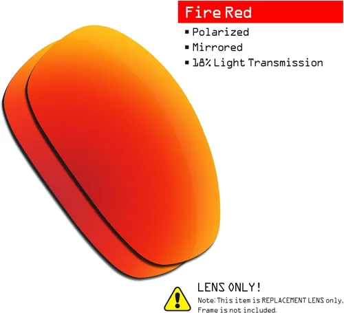 Vista 5 de SmartVLT Set of 4 Men's Replacement Lenses for Oakley Juliet Sunglass Combo Pack S01