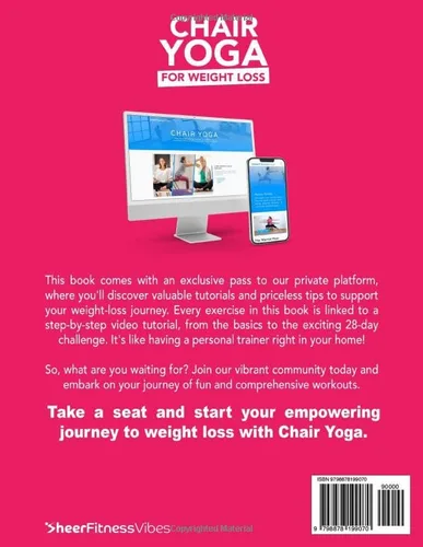 Vista 2 de Chair Yoga for Weight Loss 10 Minutes a Day to Transform Low-Impact Exercises for Seniors and Beginners
