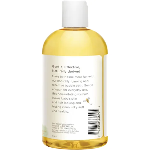 Vista 8 de Burt's Bees - Jabón de baño de burbujas para bebé, sin lágrimas, predeterminado, 12 onzas líquidas