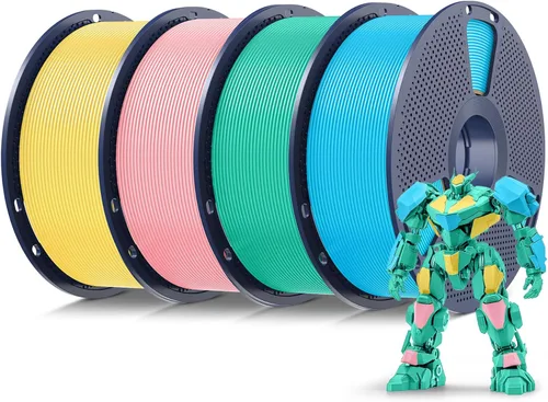 Vista 64 de SUNLU PLA filamento para impresora 3D, 1,75 PLA, precisión dimensional +/- 0.001 in, bobina de 2.2 lb 0.069 in
