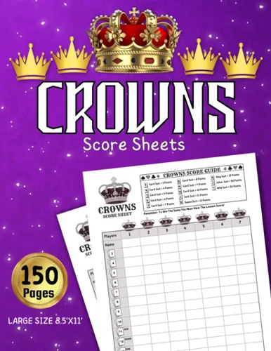 Crowns Score Sheets 150+ Large Pads For Scorekeeping