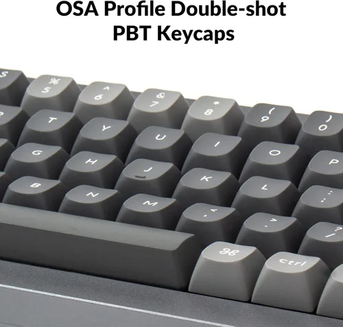 Vista 6 de Keychron Q7 70% Layout Teclado mecánico personalizado con cable RGB intercambiable en caliente compatible con Mac Windows Linux, QMKVIA Macro