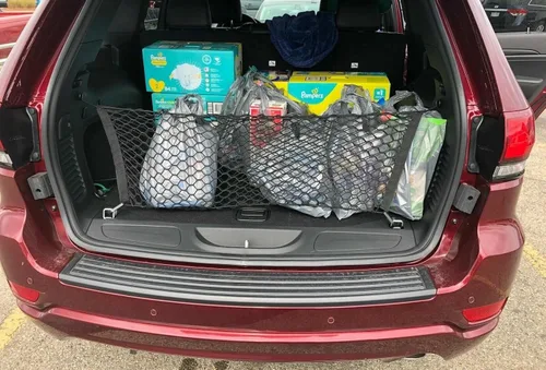 Red de carga organizadora de maletero trasero para Jeep Grand Cherokee 2011-2021 – Red de carga estilo sobre para SUV – Organizador de maletero