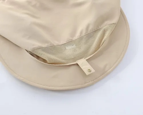Vista 7 de Home Prefer Sombrero para sol para el aire libre con protección UV, secado rápido, unisex con solapa para proteger el cuello