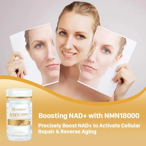 Vista 3 de NMN 18000 - Suplemento de mononucleótido de nicotinamida NMN con resveratrol, forma estabilizada y 99% de alta pureza para aumentar los niveles
